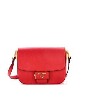 Prada Embleme Flap Bag Saffiano Leather #229555P19B